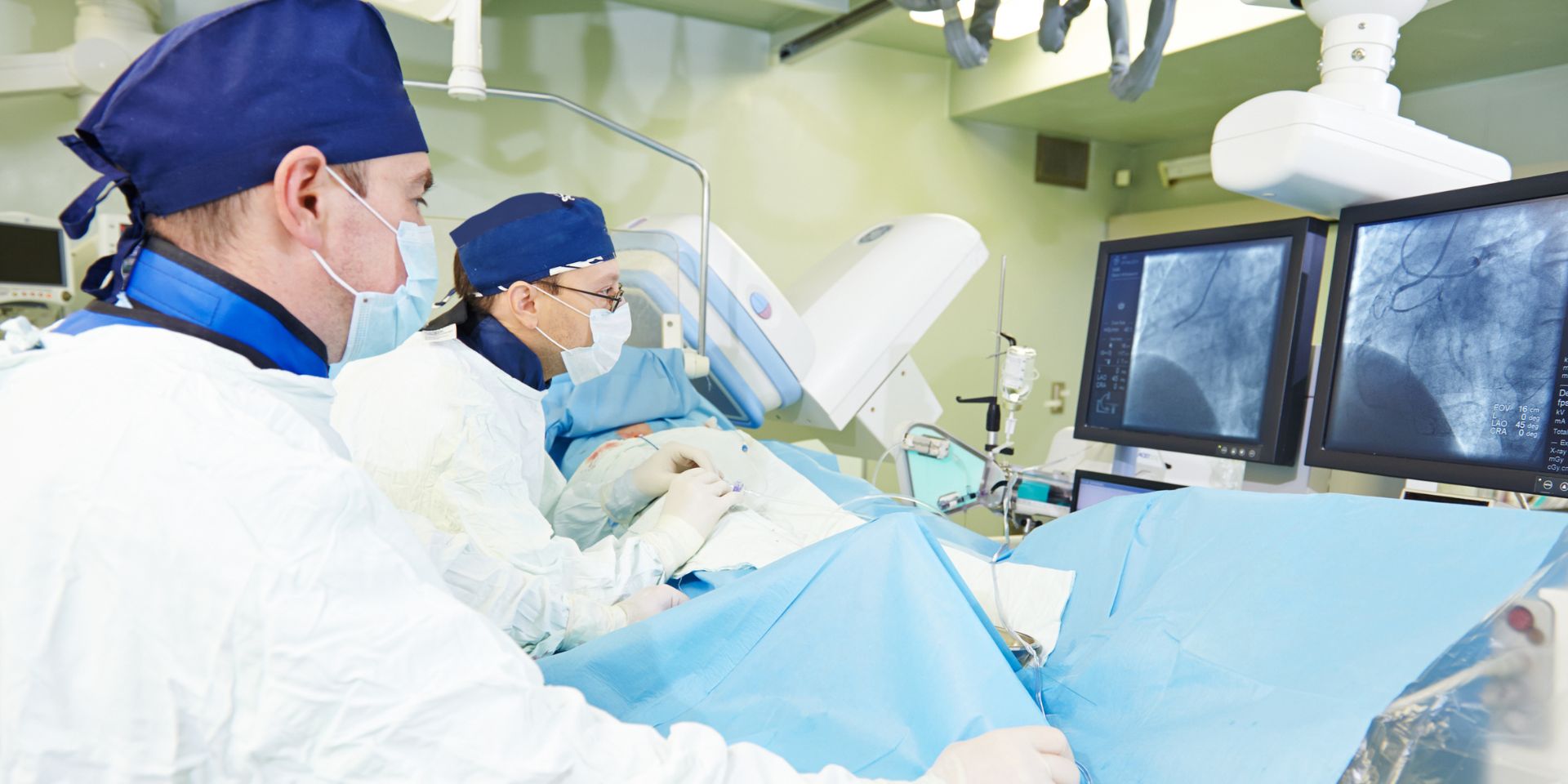 vascular surgeons performing a procedure