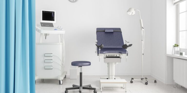 empty vascular surgeon’s exam room